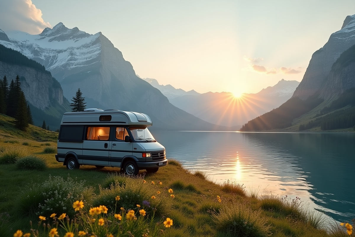 Camping au bord d