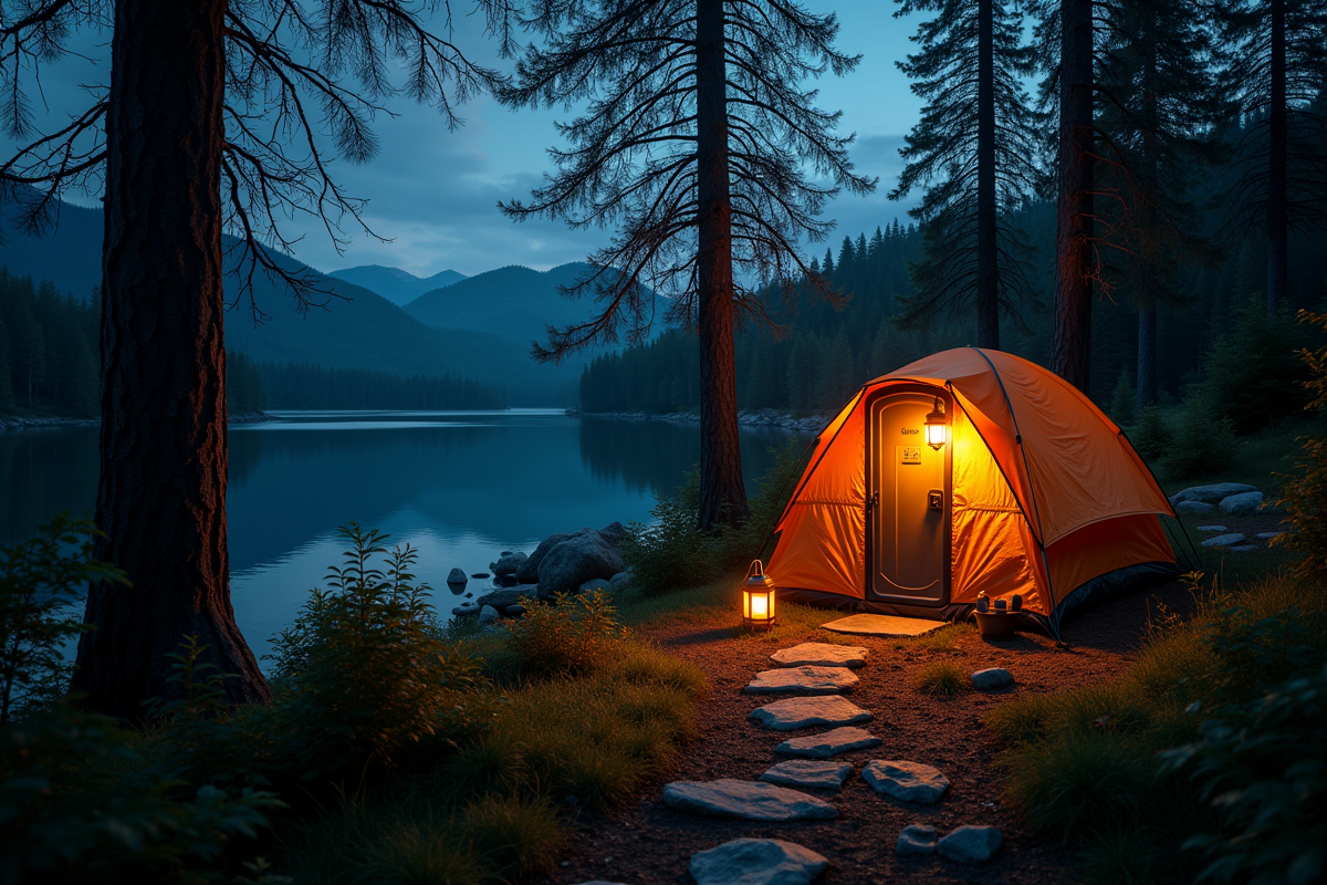 camping nocturne