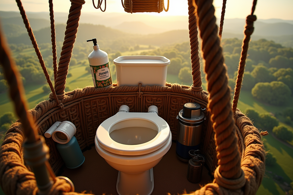 toilettes montgolfière